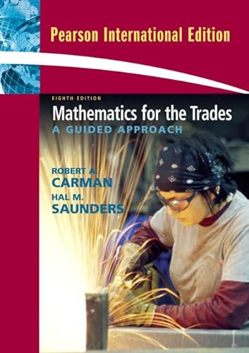 Stock image for Mathematics for the Trades: International Edition for sale by Stephen White Books