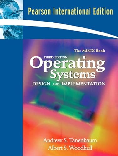 9780135053768: Operating Systems: Design and Implementation