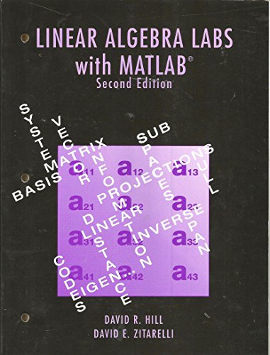 Beispielbild fr Linear Algebra Labs with MATLAB zum Verkauf von Wonder Book