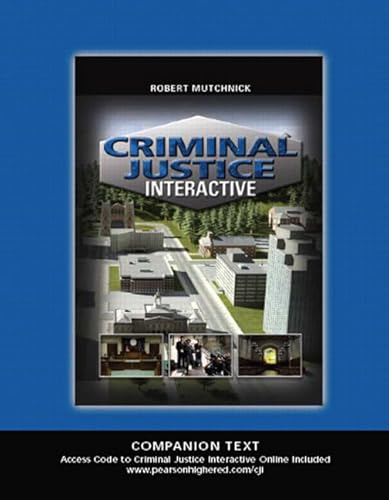 Imagen de archivo de Criminal Justice Interactive (Text + Access Code) a la venta por BookHolders