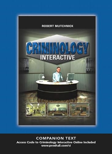 Imagen de archivo de Criminology Interactive Companion Text a la venta por ThriftBooks-Atlanta