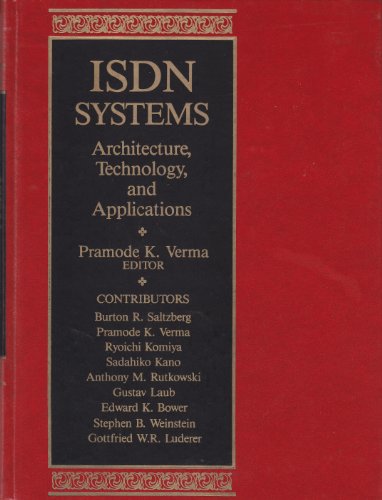 Stock image for Isdn Systems: Architecture, Technology, and Applications for sale by Bingo Used Books