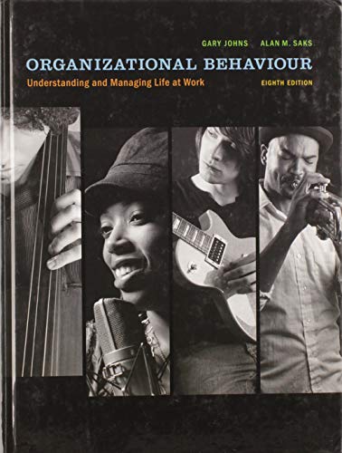 9780135059142: ORGANIZATIONAL BEHAVIOUR