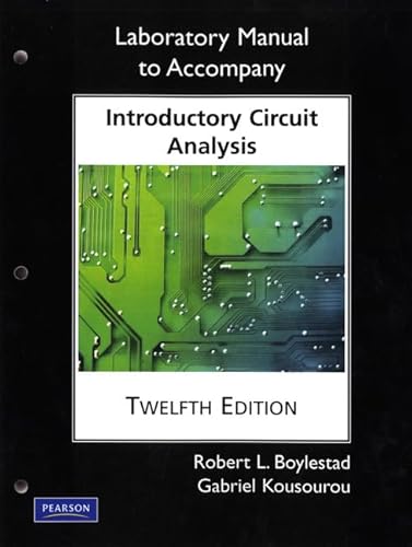 Beispielbild fr Laboratory Manual for Introductory Circuit Analysis (Pearson Custom Electronics Technology) zum Verkauf von BooksRun