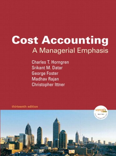 Cost Accounting and MyAcctgLab Access Code Value Package (includes Financial Accounting and Financial TIPS) (9780135062739) by Horngren, Charles T.; Foster, George; Datar, Srikant M.; Rajan, Madhav; Ittner, Chris