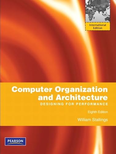 Imagen de archivo de Computer Organization and Architecture: Designing for Performance a la venta por Irish Booksellers