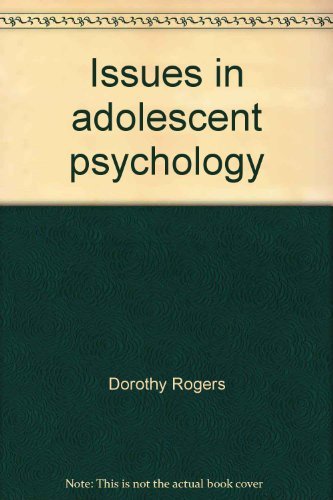 Imagen de archivo de Issues in Adolescent Psychology, 3rd edition a la venta por BookDepart