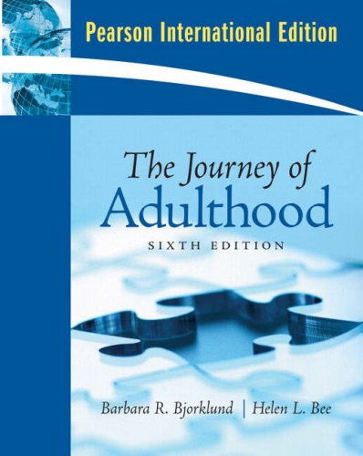 9780135067130: The Journey of Adulthood: International Edition