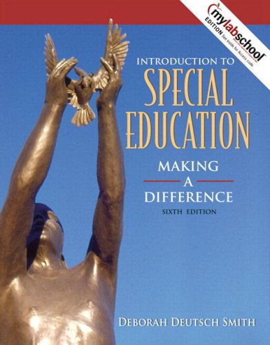 Imagen de archivo de INTRODUCTION TO SPECIAL EDUCATION - MAKING A DIFFERENCE a la venta por Iridium_Books