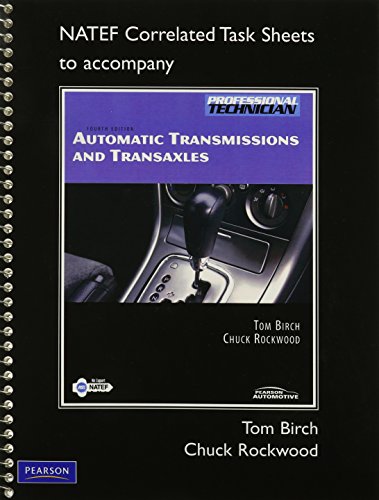 Stock image for Natef Correlated Task Sheets for Automatic Transmissions and Transaxles for sale by Tin Can Mailman, Arcata