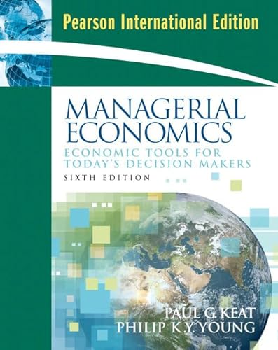 9780135070659: Managerial Economics:International Edition