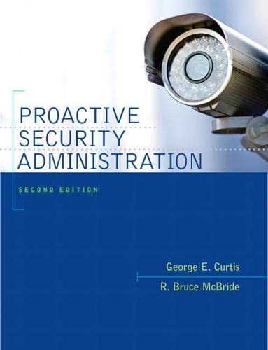 Beispielbild fr Proactive Security Administration zum Verkauf von BooksRun