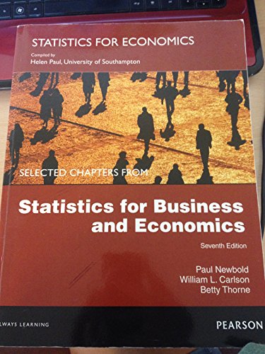 Beispielbild fr Statistics for Business and Economics: Global Edition zum Verkauf von MusicMagpie