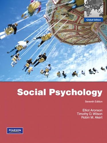 Imagen de archivo de Social Psychology : Global Edition a la venta por Better World Books Ltd