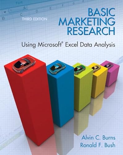 9780135078228: Basic Marketing Research: Using Microsoft Excel Data Analysis, 3rd Edition