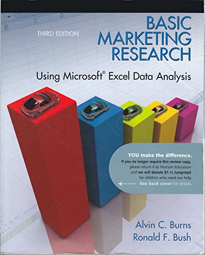 Stock image for Basic Marketing Research - Using Microsoft Excel Data Analysis (Instructor Edition) for sale by TextbookRush