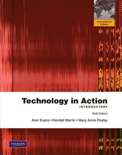 9780135078396: Technology In Action, Introductory: International Edition