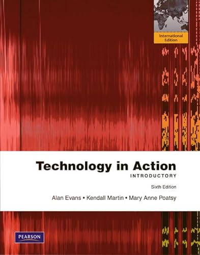 Technology in Action, Introductory (9780135078396) by Evans, Alan