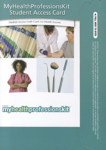 Stock image for Myhealthprofessionskit -- Standalone Access Card for sale by Campus Bookstore