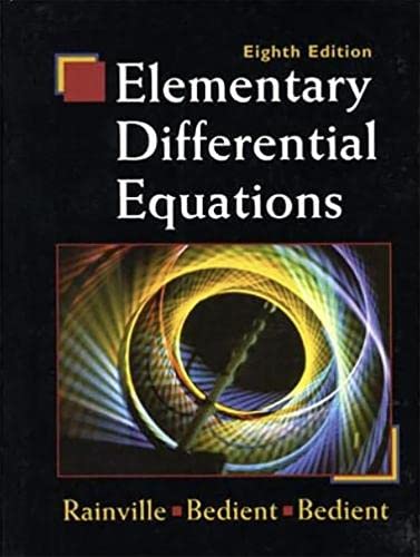 Stock image for Elementary Differential Equations for sale by ThriftBooks-Dallas