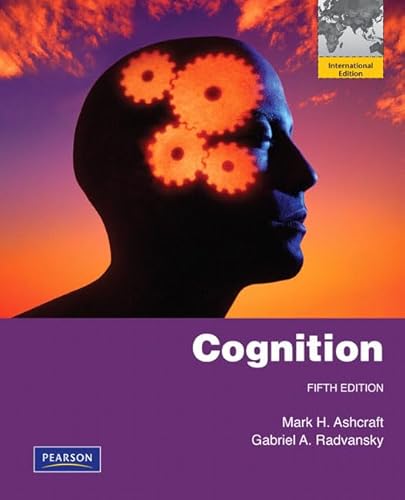 Beispielbild fr Cognition: International Edition zum Verkauf von AwesomeBooks