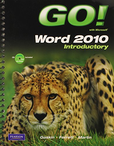 Beispielbild fr GO! with Microsoft Word 2010 Introductory zum Verkauf von Ergodebooks