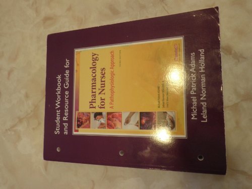 Beispielbild fr Pharmacology for Nurses: A Pathophysiologic Approach zum Verkauf von Books Unplugged