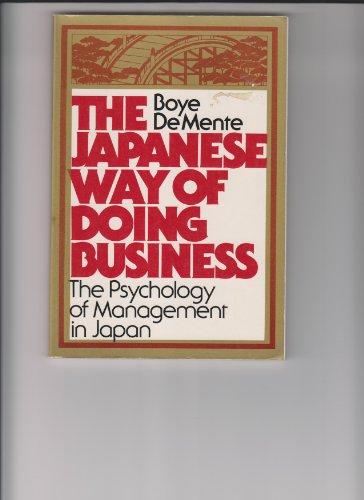 Beispielbild fr The Japanese Way of Doing Business zum Verkauf von Wonder Book