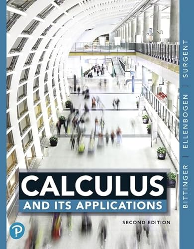 9780135091685: Calculus and Its Applications