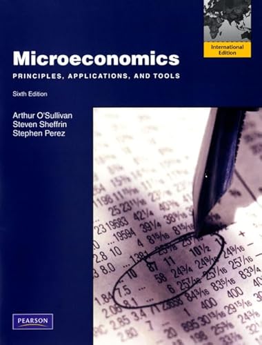 Beispielbild fr Microeconomics: Principles, Applications, and Tools: International Edition zum Verkauf von WorldofBooks