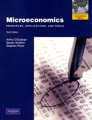 Stock image for Microeconomics: Principles, Applications, and Tools: International Edition for sale by WorldofBooks