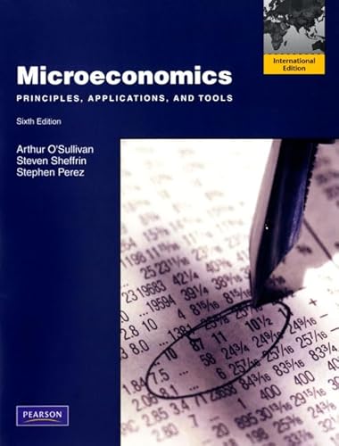 9780135093436: Microeconomics: Principles, Applications, and Tools: International Edition