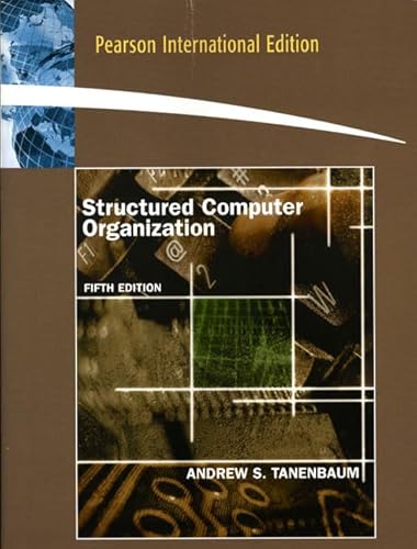 9780135094051: Structured Computer Organization: International Edition