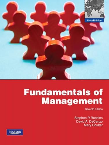 9780135095188: FUNDAMENTALS OF MANAGEMENT : GLOBAL EDITION EDITION 7