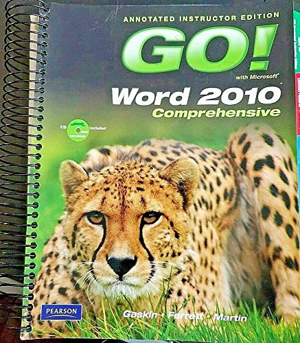 Beispielbild f�r GO! with Microsoft Word 2010, Comprehensive zum Verkauf von ThriftBooks-Dallas