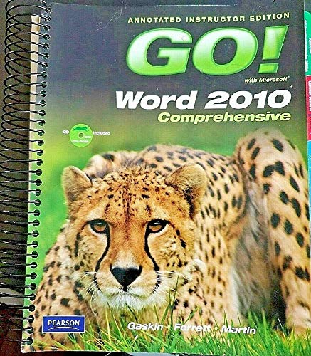 Beispielbild fr GO! with Microsoft Word 2010, Comprehensive zum Verkauf von Better World Books: West