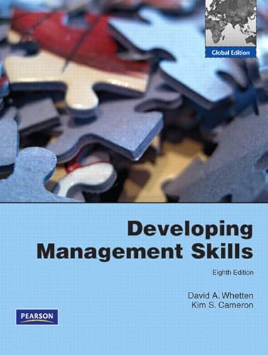 Imagen de archivo de Developing Management Skills : Global Edition a la venta por Better World Books Ltd