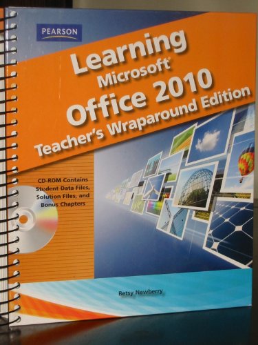 Imagen de archivo de Learning Microsoft Office 2010 - Teacher Wraparound Edition a la venta por Ergodebooks