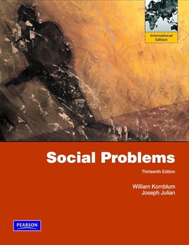 Social Problems (9780135109618) by William Kornblum