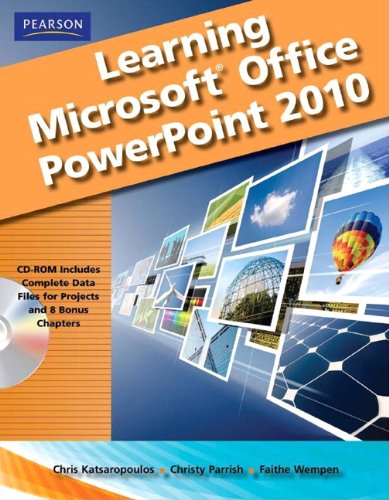 Imagen de archivo de Learning Microsoft PowerPoint 2010 Teacher's Manual a la venta por Ergodebooks