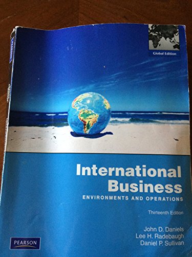 Beispielbild fr International Business: Environments and Operations zum Verkauf von SecondSale