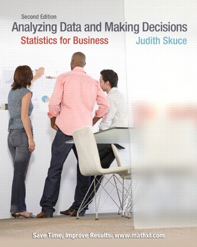 Beispielbild fr Analyzing Data &Making Decisions: Statistics for Business, Second Canadian Edition, with MyStatLab (2nd Edition) zum Verkauf von ThriftBooks-Atlanta