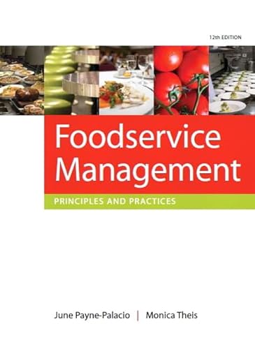 Stock image for Foodservice Management: Principles and Practices (12th Edition) for sale by HPB-Red