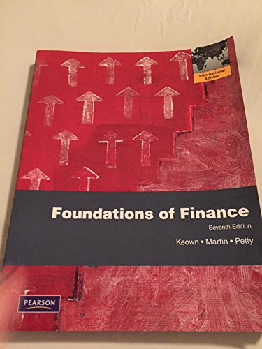 Beispielbild fr Foundations of Finance (International Edition) zum Verkauf von ThriftBooks-Atlanta