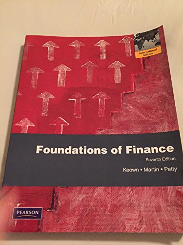 Imagen de archivo de Foundations of Finance (International Edition) a la venta por ThriftBooks-Atlanta