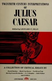 Beispielbild fr Twentieth Century Interpretations of Julius Caesar zum Verkauf von Better World Books