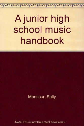 Imagen de archivo de A junior high school music handbook a la venta por Better World Books: West