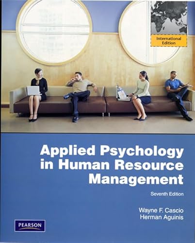 Imagen de archivo de Applied Psychology in Human Resource Management: International Edition a la venta por Phatpocket Limited