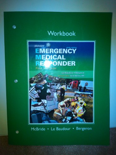 9780135125724: Workbook for Emergency Medical Responder: First on Scene