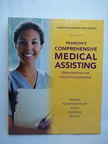 9780135125861: Annotated Instructor's Edition for Pearson's Comprehensive Medical Assisting, 2/e